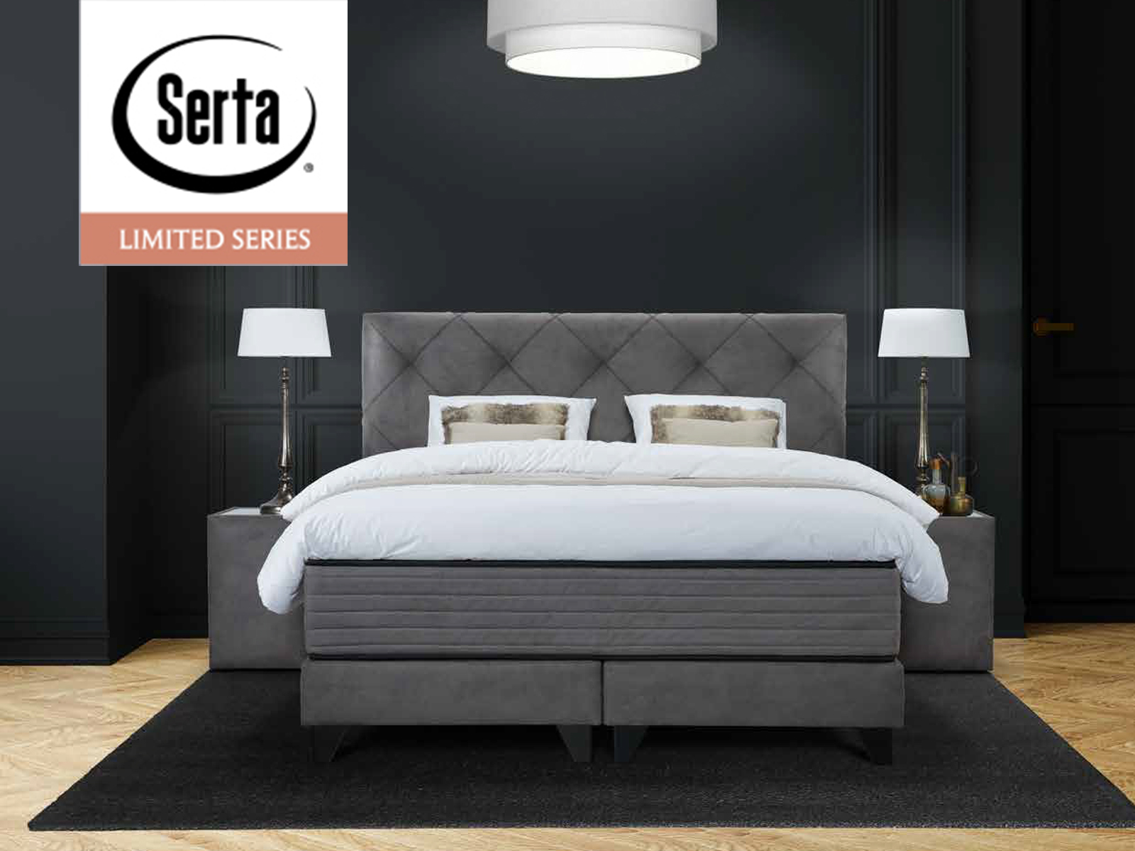 Serta Magnifique | Limited Series | Vlak | 160 x 200 cm | Luxe stof