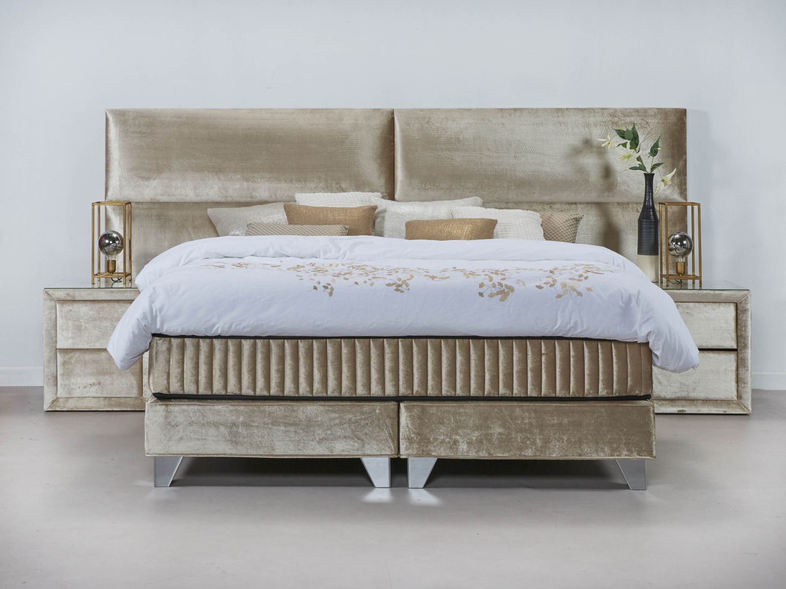 Serta Boxspring - Serta Brut - Serta - Elektrisch - 200 x 200 cm - Sta...